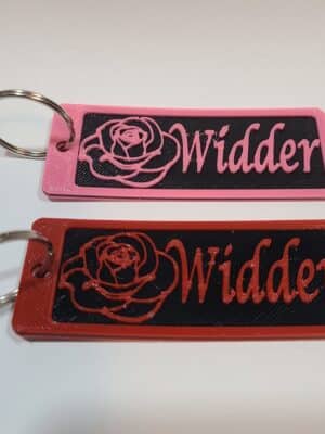 Widder Keychain - Rose