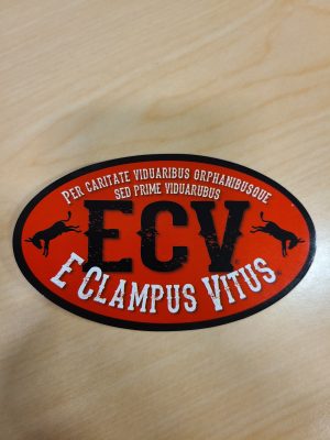 ECV sticker 5x3 oval