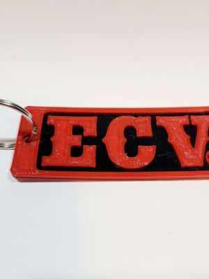 Key chain - ECV - 3D printed